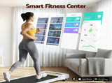 Everfit Treadmill Electric Walking Pad Under Desk Home Gym Fitness 360mm White TMILL-360-PAD-WH