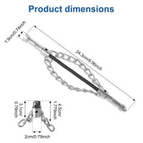 2Pcs Flex Shaft Sewer Descaling Chain Push Type Rotary Cable Sewer Dredge Tool Multi Purpose PVC V1369-AZ3-W-12013