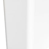 Press Type Trash Can with Cover 15L Capacity Plastic Garbage Bin for Bathroom Toilet Kitchen White V1294-YM0710-3117230303711