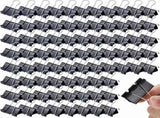 300 Pcs Medium Binder Clips Sturdy 1.25 Inch Black Paper Med Office Supplies Clamps for Teachers V1259-DP01-A-5731