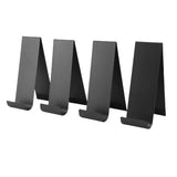 4PCS Brochure Holder Black Vertical Metal Carbon Steel Brochure Display Stand for Stores Trade Fairs V1294-YM0901-3117250041511