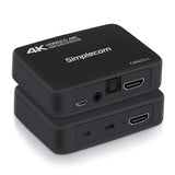 Simplecom CM423v3 HDMI 2.0 Audio Extractor Optical SPDIF + 3.5mm Stereo with ARC 4K@60Hz V28-SIMCM423V3