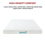 King Green Tea Memory Foam Mattress Cooling Comfort with CertiPUR-US Certified Foam V63-826561