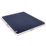 Giselle Bedding Electric Throw Blanket - Navy EB-THROW-RUG-NVB