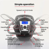EQUIPMED Mobility Scooter, S-XXL comfortable size for all riders, 30km Max Range, 180kg capacity, V219-HELMBUEQ5GYA
