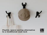3pcs Wall Hooks Decorative Wall Mounted Coat Hooks for Hanging Coats, Scarves, Bags, Purses, V1366-AZ2-W-06773