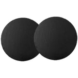 Black Serving Platter Set of 2 - Stylish Dinner Plates for Home, Kitchen, Parties, and Special V1370-AZ4-11517
