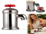 350ml Creative Faucet Shaped Coffee Mug, Novelty Design Cup for Home, Living Room & Cafe, Easy to V1366-AZ2-W-20877