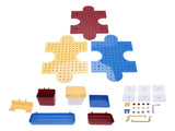 Pegboard Wall Organizer Wall Mount Shelf Modular Display Peg Board Panels with Accessories for Home V1294-YM0901-3117250226211
