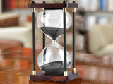 Glass Hourglass Timer, 30 Minutes Hourglass Sand Timer, for Ornament Decoration Xmas New Year V1366-AZ2-W-12542