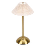 Pleated Table Lamp Touch Control 3 Colors Stepless Dimming USB Rechargeable Retro Cordless LED V1294-YM0901-3119250068112