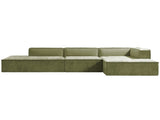 Sarantino Vani 3 Seater Modular Sofa Set - Green SOFA-MLM-315-GN