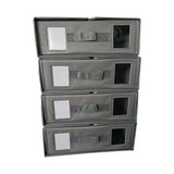 4PCS Foldable Bed Sheet Set Organizer Fabric Storage Bins with Handle Storage Box V63-952341
