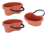 Flower Pot with Adjustable Strap Plastic Drain Pipe Flower Container Succulent Seedling Pot for V1294-YM0523-3111220037511