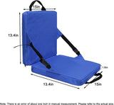 Stadium Seats Back Support, Indoor and Outdoor Folding Chair Cushion, Portable Stadium Cushion V1192-AZ-W-10040