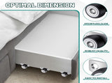20 Set 1.25 Inch Small Side Mount Caster Wheels Little Drawer Rollers Mini Low Profile Casters Non V1258-DP02-C-3040
