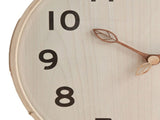 Wood Wall Clock Retro Quiet Decorative 12 Inch Round Wall Clock for Home Bedroom Living Room Decor V1294-YM0901-3115240111011
