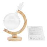 Storm Glass Creative Globe shaped Storm Glass Bottle Desktop Weather Station Weather Predictor V1294-YM0901-JY14682