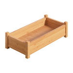 Green Fingers Garden Bed 65x33x16cm Wooden Planter Box Raised Container Growing GARDEN-WOOD-BOX-65