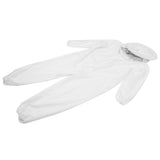 OnePiece Beekeeping Suit Protective Clothes with Dual Zippers Beekeeping Supplies White V1294-YM0718-3111210006911