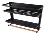 Magnetic Fridge Spice Rack Foldable Multifunctional Adjustable Durable Refrigerator Side Shelf for V1294-YM0706-3118230257411
