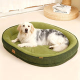 Pet Bed Dog Bed Cat Bed All-Season Washable Dog Bed Small Dog Bed Medium Dog - tan - Size L75-60-12 V1347-DSZ-PET-BED-001-TAN-L75-60-12