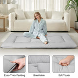 Foldable Floor Mattress Roll Up Futon Mattress Thicken Memory Foam for Bedroom Guest Room and Travel V985-FLOORMATTRESS