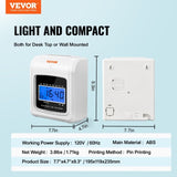Punch Time, Time Tracker Machine for Employees of Small Business, 6 Punches per Day, Time V952-ZKSDKZTZYJK3YNZNYV3