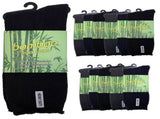 12 Pairs PREMIUM BAMBOO SOCKS Mens Heavy Duty Thick Work Socks Cushion BULK - Assorted Colour Pack V563-12BSOX-ACOLOUR-SIZE6-11