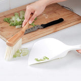 Mini Dustpan, 2 Pack Portable Wooden Dustpan And Brush, Small Multi-Function Broom For Sofas, Desk, V1188-MS-227-2201