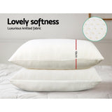 Giselle Bedding Memory Foam Pillow 19cm Thick Twin Pack MATTRESS-LUX-PILLOWX2