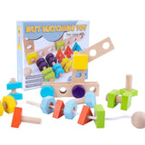 wooden toolbox, animal themed toy, building set, kids construction toy, fine motor skills, creative V1106-819-76755-MLT-4