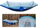 Camping Hammock with 210T Nylon Taffeta Net, Automatic Quick Open Hammock Tent for Outdoor, Light V1237-ZY-715-114