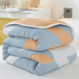 100% Cotton 6-Layer Gauze Summer Blanket & Towel Blanket - Ultra Soft & Breathable Reversible Quilt, V888-ELOSUNG55390-1