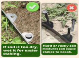 No Dig Landscape Kit, 40-Foot Long, 3-Inch Tall Garden Border and 100 pcs Landscape V1258-DP02-C-250