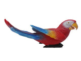 Parrot Sculpture Ornament Waterproof Lifelike Synthetic Resin Decorative Bird Statue for Garden V1294-YM0717-3111220232511