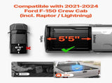 Retractable Tonneau Cover, 5.5 ft Hard Retractable Tonneau Cover with Built-in Drainage Pipe for V952-SSHBXGZDKFORIB2N2V0