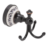 Wall Mounted Coat Hook 3 Prong Retro Look Corrosion Resistance Hanging Towel Hook for Bathroom V1294-YM0521-3112220086111