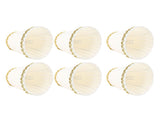 6PCS Fabric Lampshades Cloth Pleated Decorative Lamp Replacement Shade Clip On for Table Wall Lamps V1294-YM0901-3119250002111