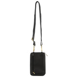 Pierre Cardin Ladies Leather Cross Body Bag/Wallet Bag/Clutch Wallet - Black V563-PC-3525-92-BLACK