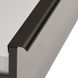 TV Cabinet with 3 Storage Drawers Extendable With Glossy MDF Entertainment Unit in Black Color V43-TVC-MRLNBL