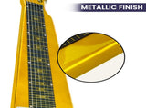 Karrera 29in 6-String Lap Steel Hawaiian Guitar - Metallic Gold ELE-LAP-6S-OR