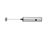 Stainless Steel Electric Milk Frother, Handheld Egg Beater, USB Charging, Mini Mixer V1263-JX-2937