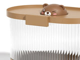 Rice Bucket Damp Proof Sealing Thickened PP PET Grain Storage Tank for Home Flour Dog Food L Brown V1294-YM0626-3118230011813