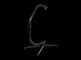 Hammock C Stand Solid Steel Construction for Hanging Air Porch Swing Chair V63-840041
