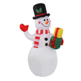 1.5m Inflatable Christmas Snowman Colorful Light Windproof Rope Automatic Blow Up Snowman for V1294-YM0706-3115230076114
