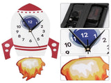 Cartoon Mute Wall Clock Kids Unique Gifts Pendulum Children's Bedroom DIY Decor Clock V1294-YM0901-JY34202