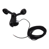 Anemometer Sensor Wind Speeds Cup with 8M Waterproof Cable 4cm Mounting Hole Anti Interference 3 V1294-YM0706-3111230214811