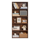 VEVOR 5-Tier Narrow Bookshelf 134cm Wooden Open Bookcase Adjustable Shelf Brown V952-BSSJZFXBHB1LXY2KAV0