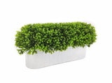 Artificial Grass in Oval Tin Pot 45cm V637-AFL29803